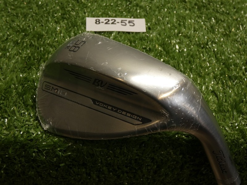 Titleist Vokey SM10 Tour Chrome 58* 06* Lob Wedge K Grind Dynamic Gold Steel New