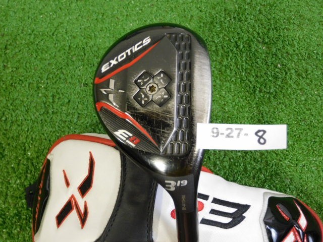 Tour Edge Exotics E8 19* 3 Hybrid Recoil 670 F4 Stiff Graphite with Headcover