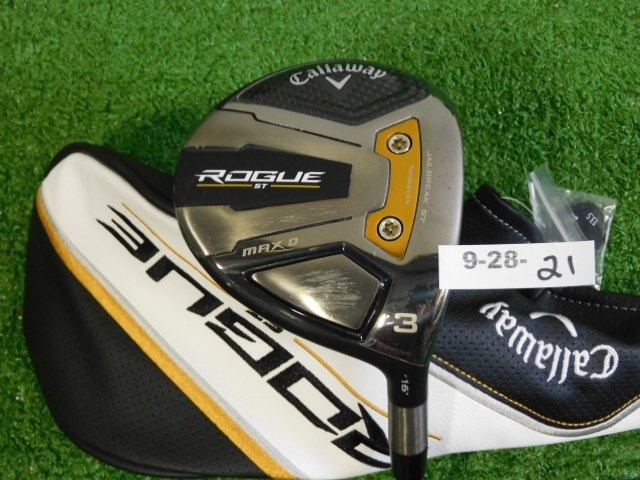 Callaway Rogue ST Max D 16* 3 Wood Tensei AV 65 Regular Graphite with Headcover