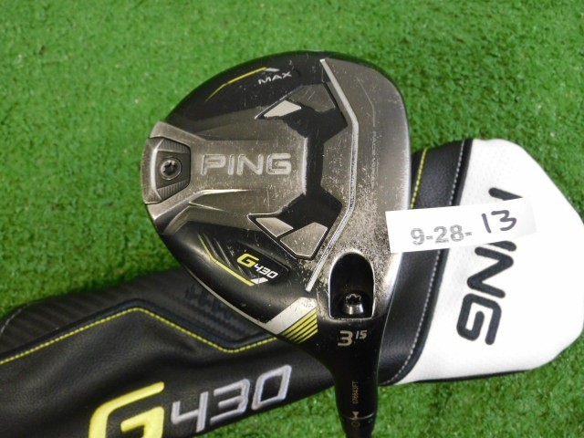 PING G430 Max 15* 3 Wood Alta CB 65 Regular Graphite with Headcover