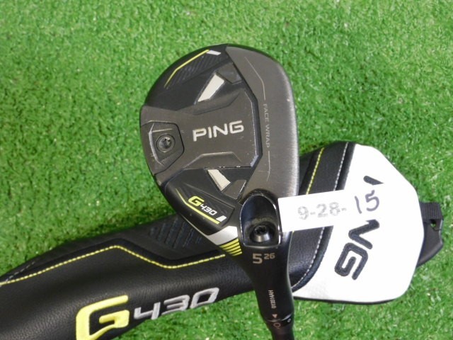PING G430 26* 5 Hybrid Rescue Alta CB 70 Stiff Graphite with HC 40″ Excellent