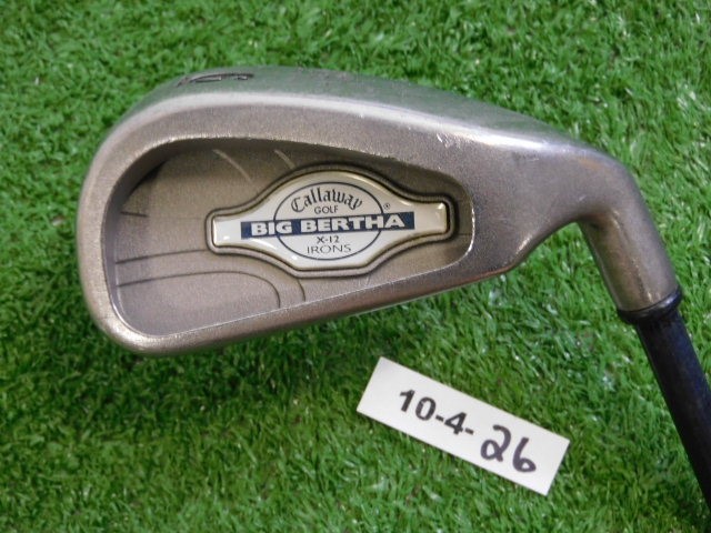 Callaway Big Bertha X-12 6 Iron RCH 99 Regular Graphite 2* Flat