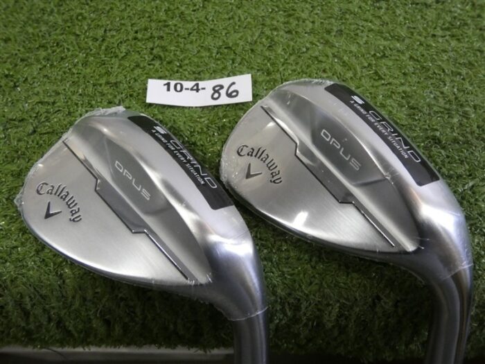 Callaway Opus Brushed Chrome 54/58* 12/10* Sand/Lob Wedge Set DG 115 Steel New