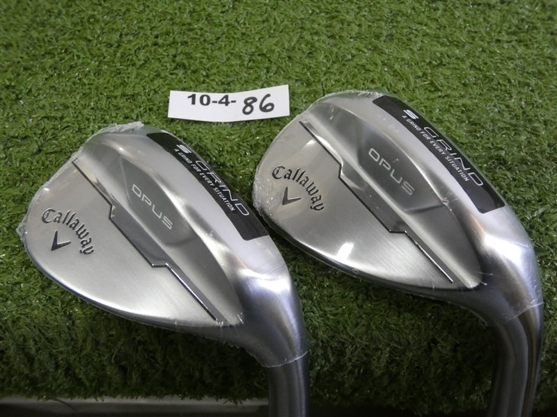 Callaway Opus Brushed Chrome 54/58* 12/10* Sand/Lob Wedge Set DG 115 Steel New