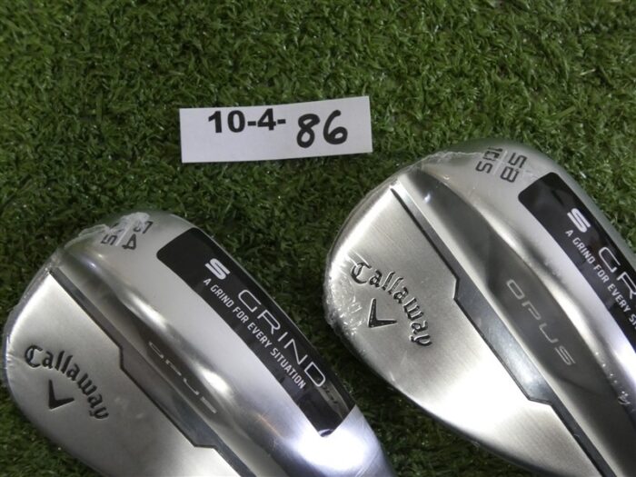 Callaway Opus Brushed Chrome 54/58* 12/10* Sand/Lob Wedge Set DG 115 Steel New