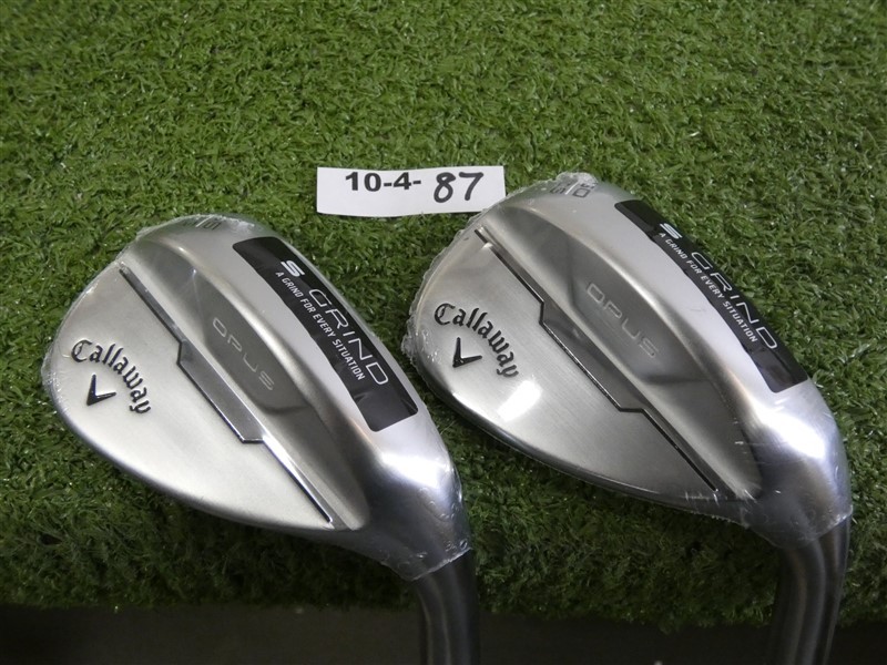 Callaway Opus Brushed Chrome 56/60* 12/10* Sand/Lob Wedge Set DG 115 Steel New