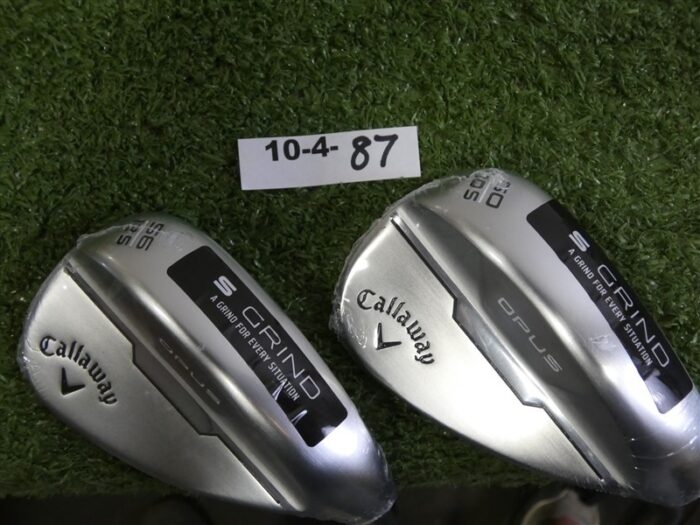 Callaway Opus Brushed Chrome 56/60* 12/10* Sand/Lob Wedge Set DG 115 Steel New