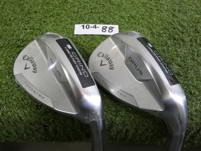 Callaway Opus Platinum Chrome 56/60* 12/10* Sand/Lob Wedge Set DG 115 Steel New