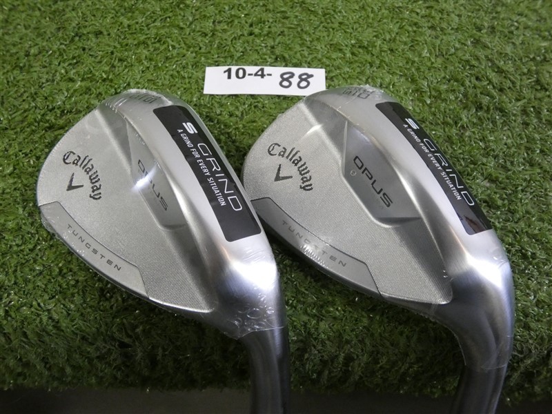 Callaway Opus Platinum Chrome 56/60* 12/10* Sand/Lob Wedge Set DG 115 Steel New