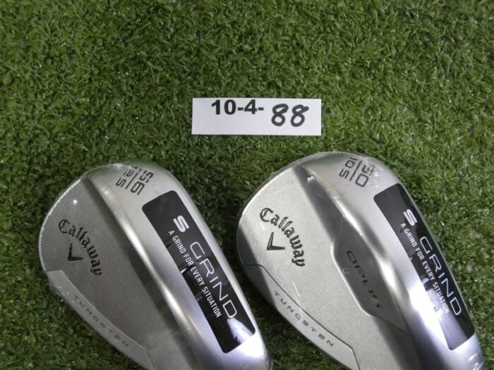 Callaway Opus Platinum Chrome 56/60* 12/10* Sand/Lob Wedge Set DG 115 Steel New