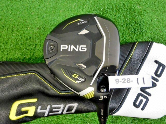 PING G430 Max 15* 3 Wood Tensei 1K Pro Blue 70 Stiff with HC 42.25″ Excellent