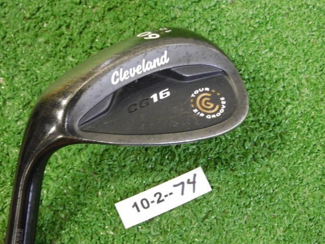 Cleveland CG16 Tour Black Pearl 60* 12* Left Hand Lob Wedge Traction Steel