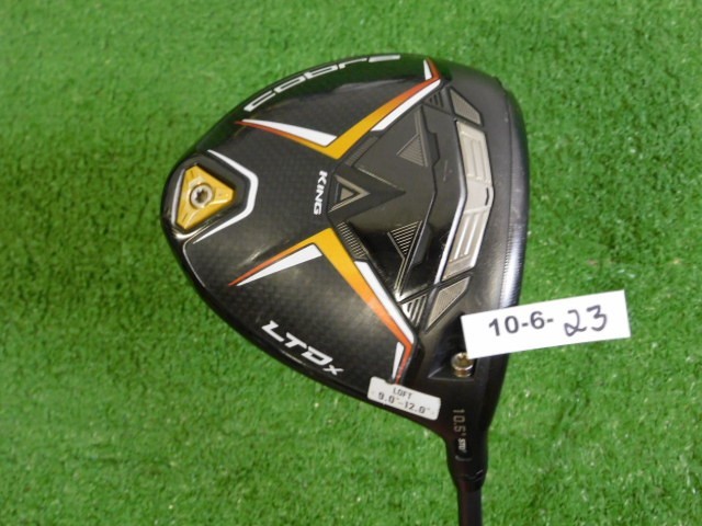Cobra LTDx Black 10.5* Driver HZRDUS Smoke iM10 60g 6.0 Stiff Graphite Excellent