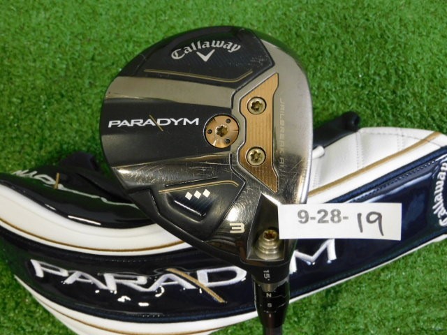 Callaway Paradym Triple Diamond 15* 3 Wood HZRDUS Gen 4 Silver 60 6.0 Stiff HC