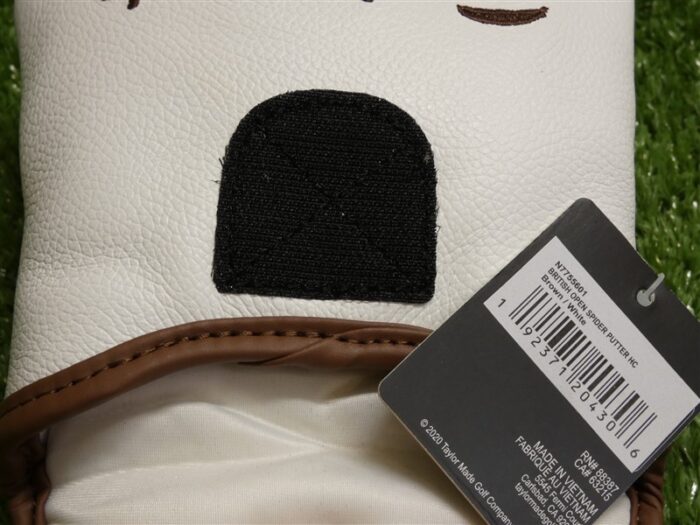 TaylorMade British Open Spider Mallet Putter Headcover Brown/White New