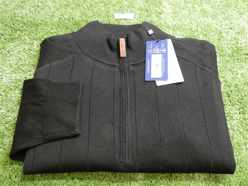 FootJoy Mens Drop Needle Lined Golf Sweater Black Large 29083