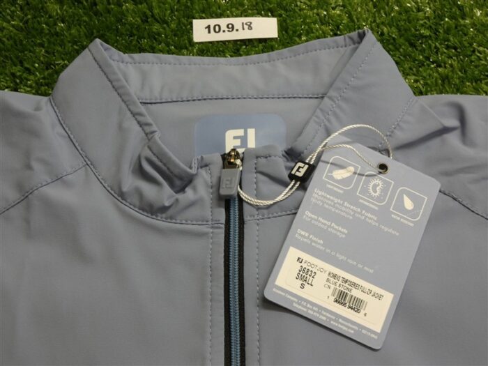 FootJoy Womens TempoSeries Full-Zip Golf Jacket Stone Blue Small 36832