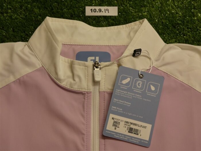 FootJoy Womens TempoSeries Full-Zip Golf Jacket Orchid/White Small 36833