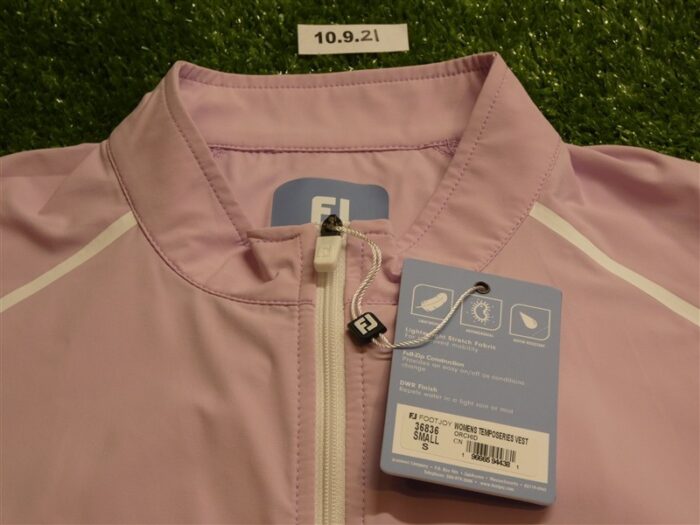 FootJoy Womens TempoSeries Golf Vest Orchid Small 36836