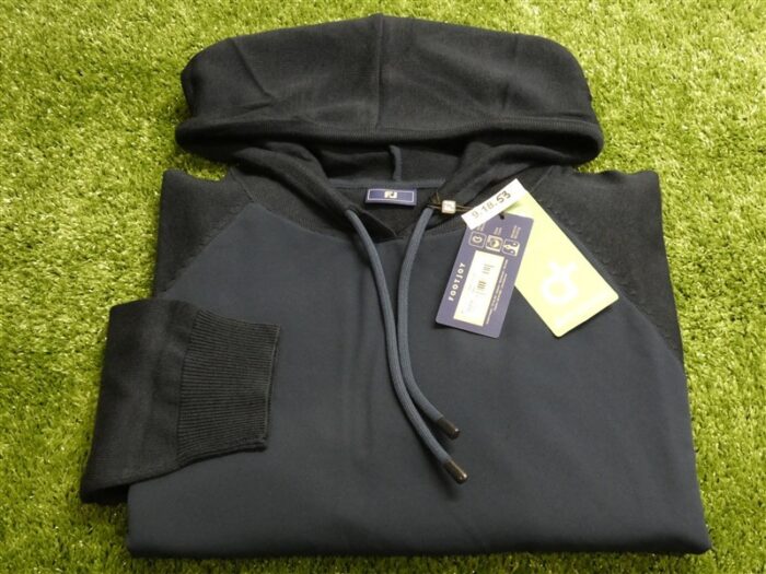 FootJoy Mens Hybrid Hoodie Golf Pullover Navy Blue 33316