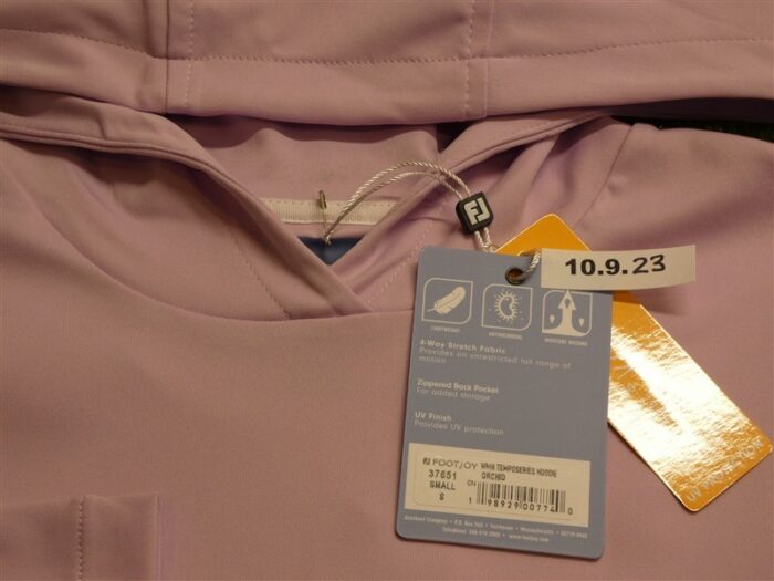 FootJoy Womens TempoSeries Sun Protection Golf Hoodie Orchid Small 37651