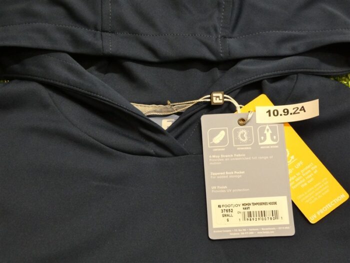 FootJoy Womens TempoSeries Sun Protection Golf Hoodie Navy Small 37652