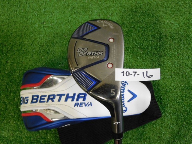 Callaway Big Bertha REVA 27* Womens 5 Hybrid RCH 45 Ladies Graphite w Headcover