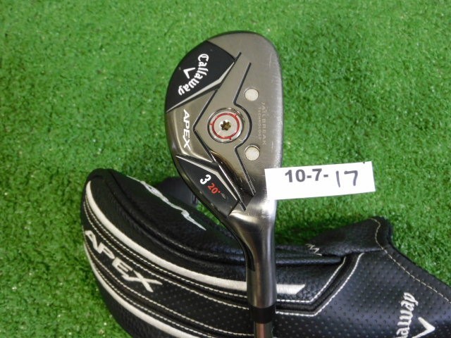 Callaway Apex 19 20* 3 Hybrid Catalyst 70 6.0 Stiff Graphite with Headcover 40″