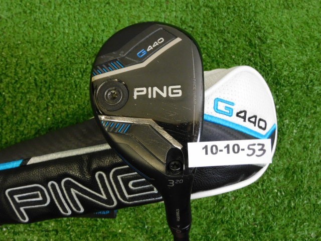 PING G440 20* 3 Hybrid Rescue Alta CB 70 Stiff Graphite with Headcover Excellent