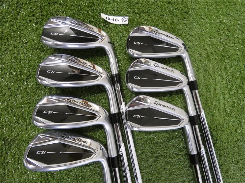 TaylorMade Qi Irons 5-P & A KBS Max MT 85 Regular Steel Mint