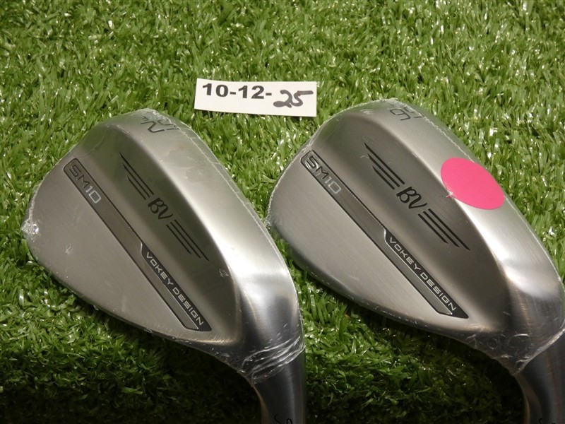 Titleist Vokey SM10 Tour Chrome 52/56* 12/14* Gap/Sand Wedge Set DG Steel New