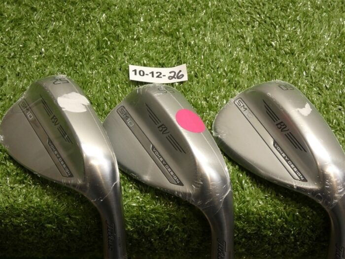 Titleist Vokey SM10 Tour Chrome 52/56/60* Gap/Sand/Lob Wedge Set DG Steel New