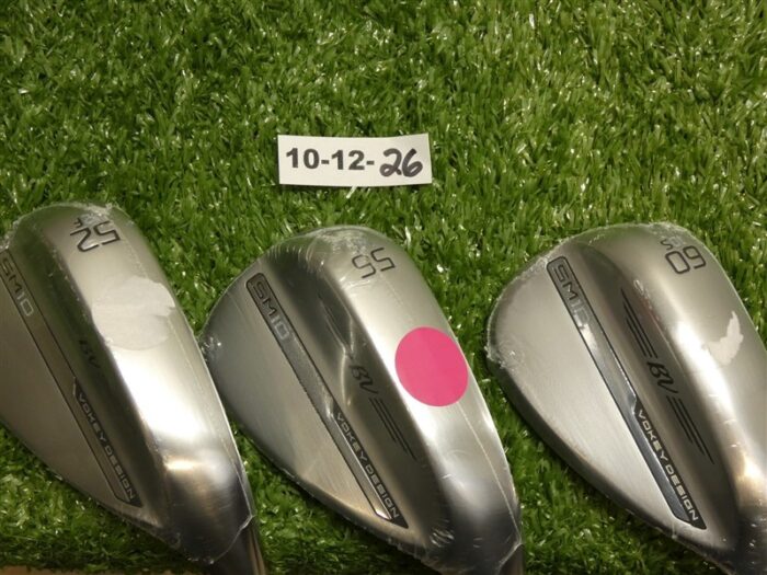 Titleist Vokey SM10 Tour Chrome 52/56/60* Gap/Sand/Lob Wedge Set DG Steel New