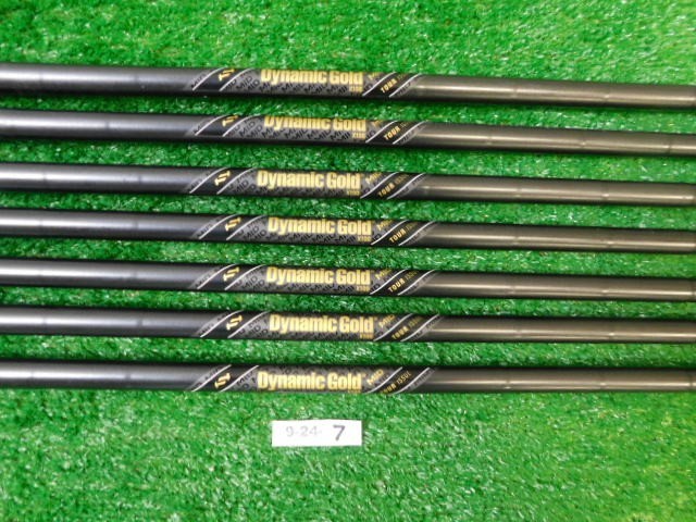 True Temper Dynamic Gold MID Gunmetal Tour Issue X100 7 Pulled Steel iron shafts