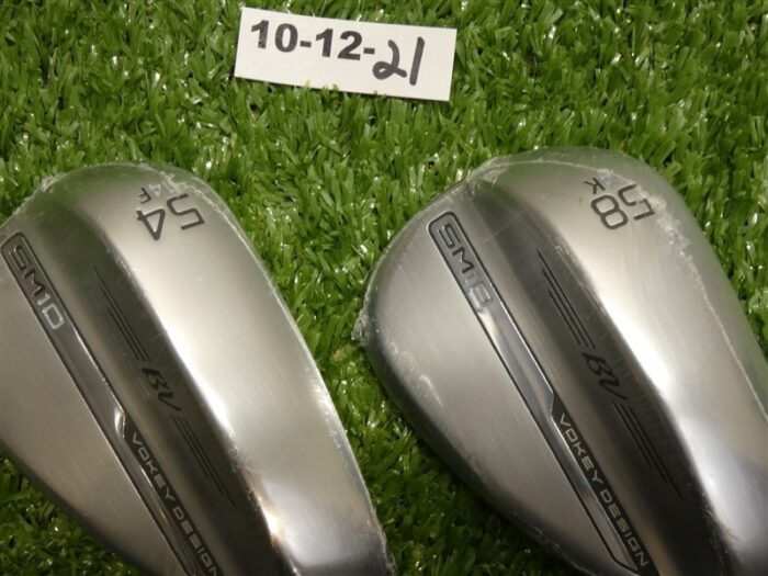 Titleist Vokey SM10 Tour Chrome 54/58* 14* Sand/Lob Wedge Set DG Steel New