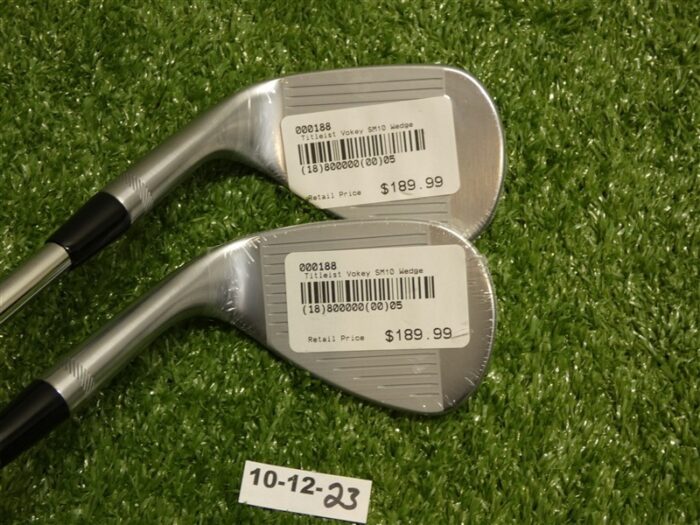 Titleist Vokey SM10 Tour Chrome 56/60* 08* Sand/Lob Wedge Set DG Steel New