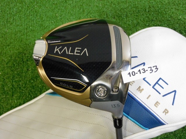 TaylorMade Kalea Gold 13.5* Womens Driver 40 Soft Ladies with Premier HC Mint