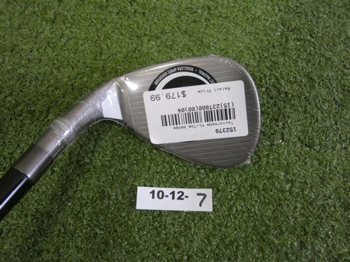 TaylorMade Milled Grind Hi-Toe 4 RAW 60* 14* Lob Wedge ATW Grind DG Steel New