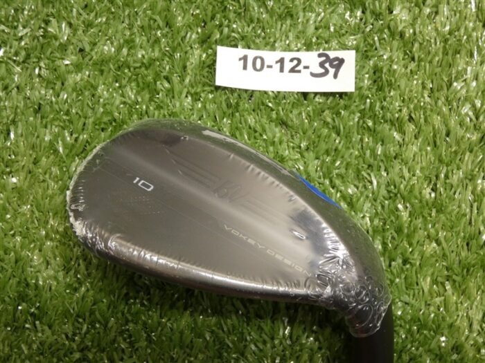 Titleist Vokey SM10 Jet Black 60* 12* Lob Wedge D Grind KBS Tour Stiff Steel New