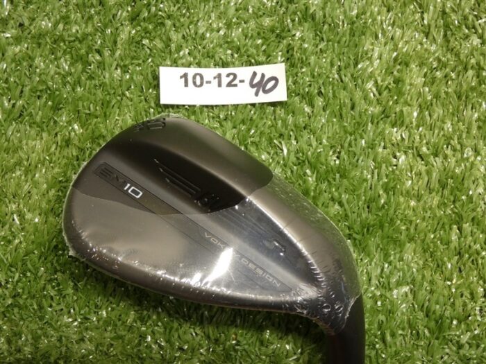 Titleist Vokey SM10 Jet Black 60* 8 Lob Wedge M Grind NS Pro 120 Stiff Steel New