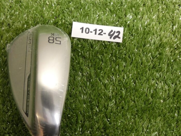 Titleist Vokey SM10 Tour Chrome 58* 14* Lob Wedge K Grind Dynamic Gold Steel New