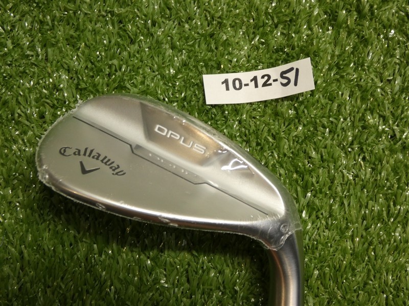 Callaway Opus Brushed Chrome 56* 14* Sand Wedge W Grind DG Mid 115 Steel New