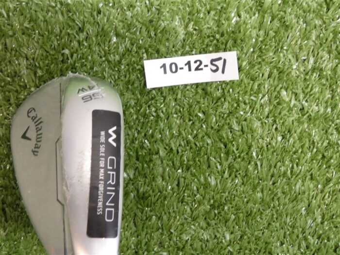 Callaway Opus Brushed Chrome 56* 14* Sand Wedge W Grind DG Mid 115 Steel New