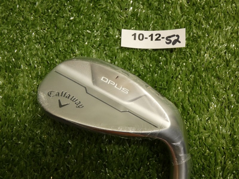 Callaway Opus Brushed Chrome 50* 10* Gap Wedge S Grind DG Mid 115 Steel New