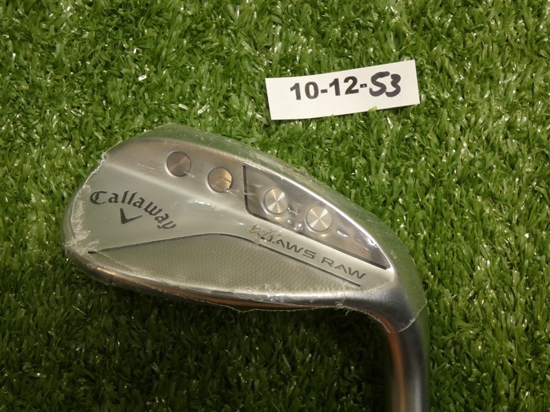 Callaway Jaws Raw Chrome 58* 8* Lob Wedge Z Grind DG Tour Spinner Steel New