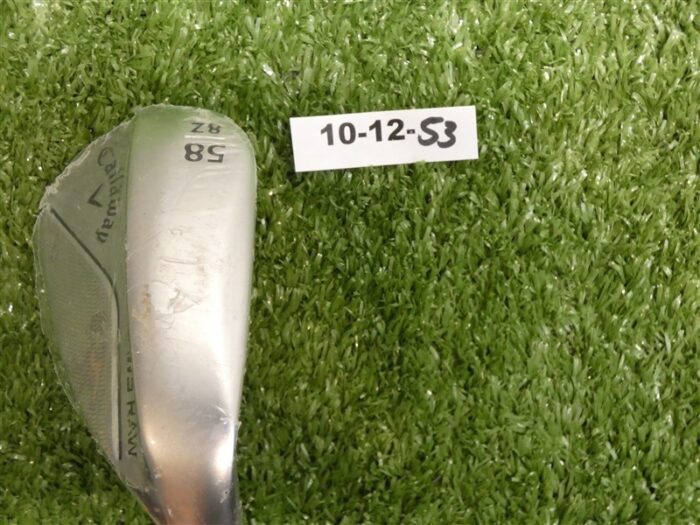 Callaway Jaws Raw Chrome 58* 8* Lob Wedge Z Grind DG Tour Spinner Steel New