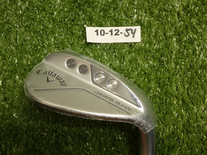 Callaway Jaws Raw Chrome 58* 10* Lob Wedge S Grind DG Tour Spinner Steel New