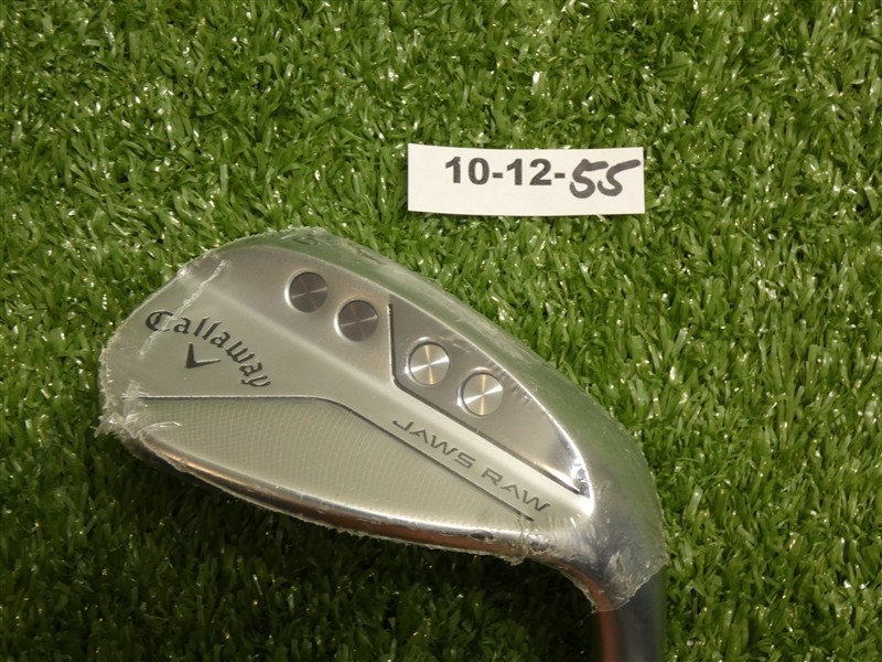 Callaway Jaws Raw Chrome 60* 12* Lob Wedge X Grind DG Tour Spinner Steel New