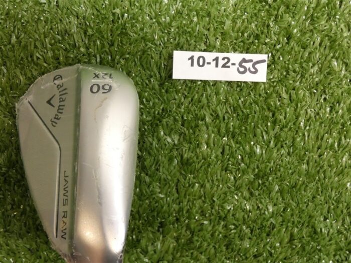 Callaway Jaws Raw Chrome 60* 12* Lob Wedge X Grind DG Tour Spinner Steel New