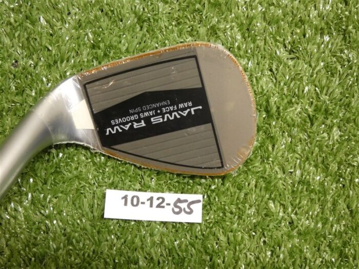 Callaway Jaws Raw Chrome 60* 12* Lob Wedge X Grind DG Tour Spinner Steel New
